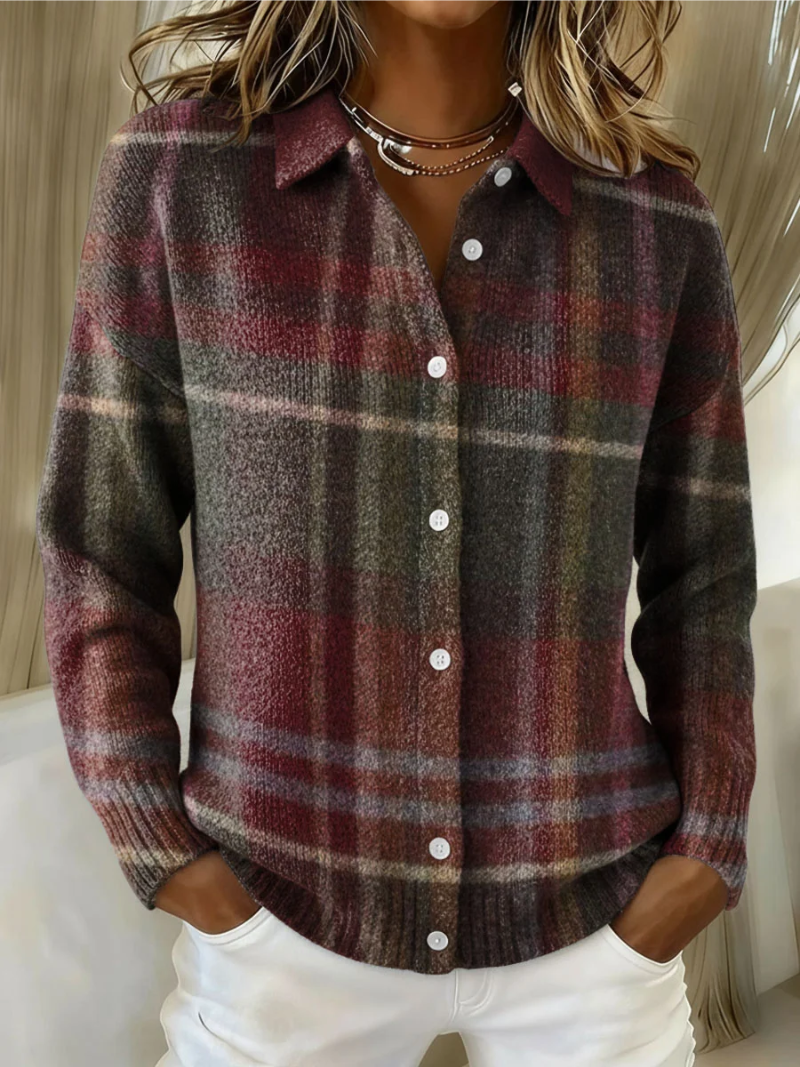 Novalynrose | Classic Plaid Cardigan