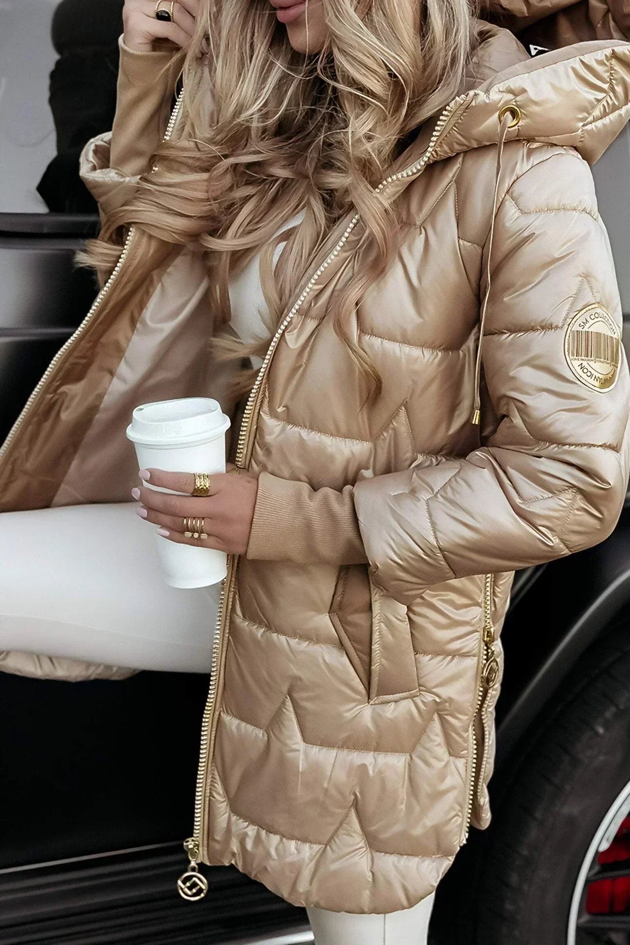Leviana - Long Quilted Jacket