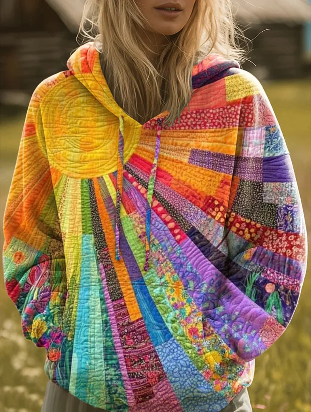 Klyra Essential Patchwork Hoodie
