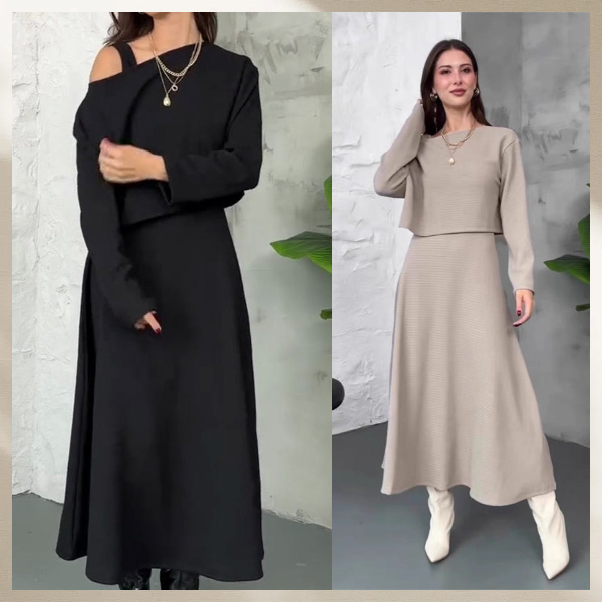 Jynalora | Elegant Two-Piece Knitted Set