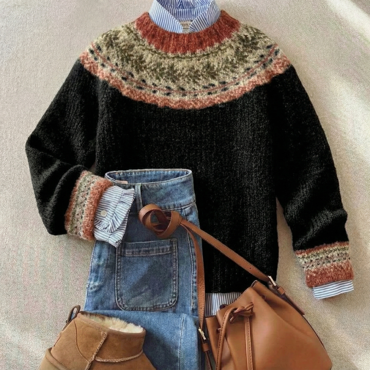 Emma | Heritage Nordic Knit Sweater