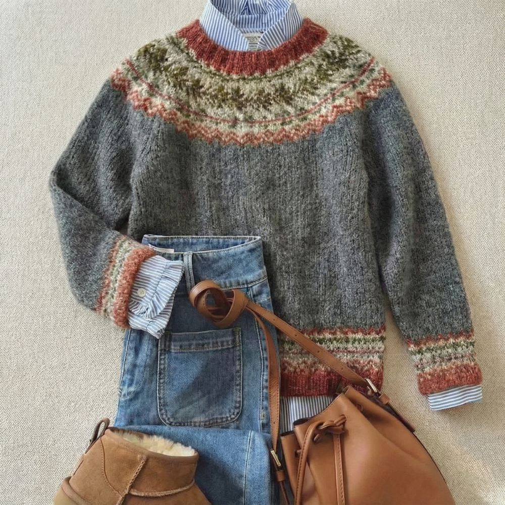 Emma | Heritage Nordic Knit Sweater