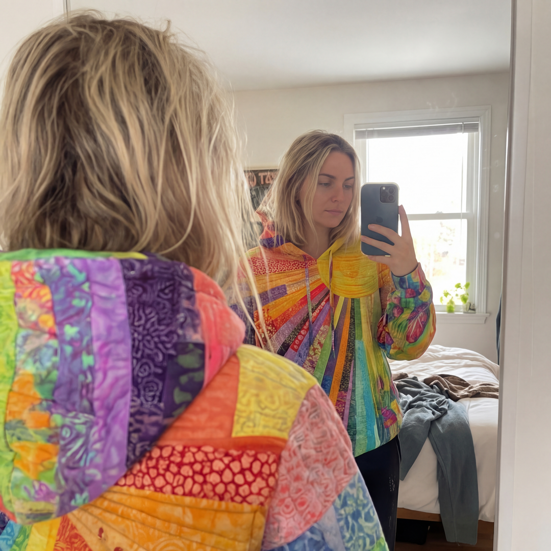 Klyra  Essential Patchwork Hoodie