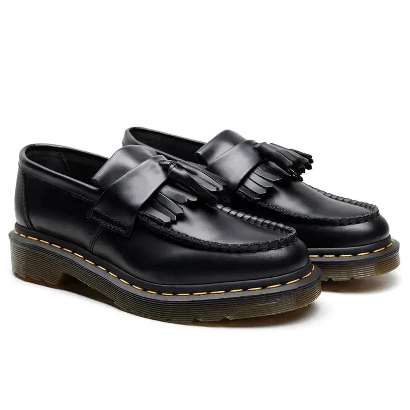 Laiya™ | Oude geld leren loafers