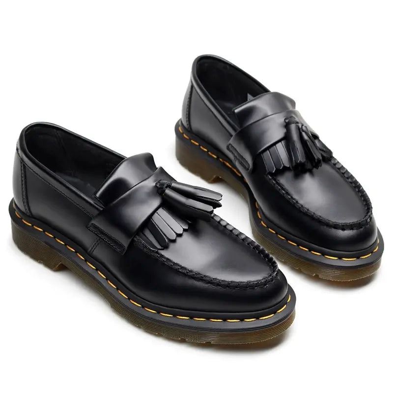 Laiya™ | Oude geld leren loafers