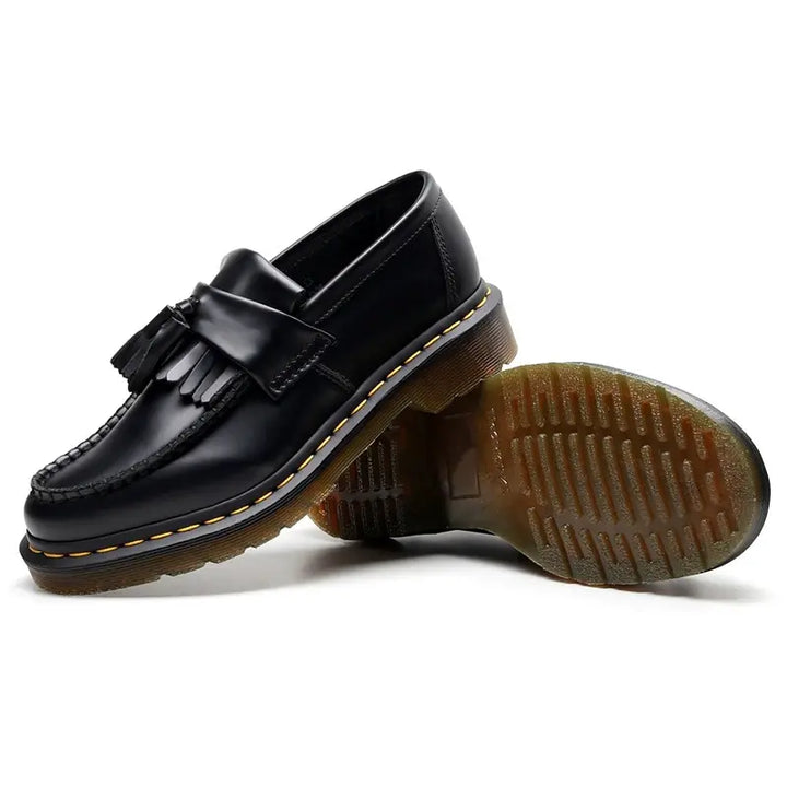 Laiya™ | Oude geld leren loafers