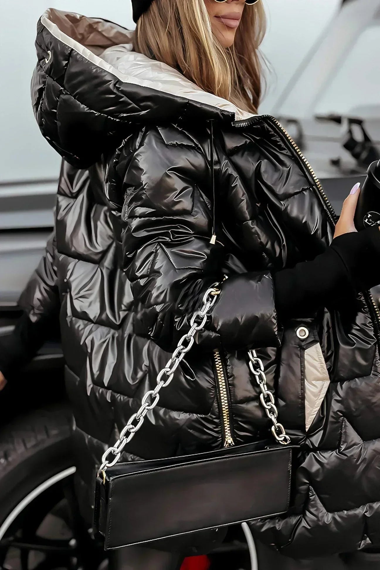 Leviana - Long Quilted Jacket