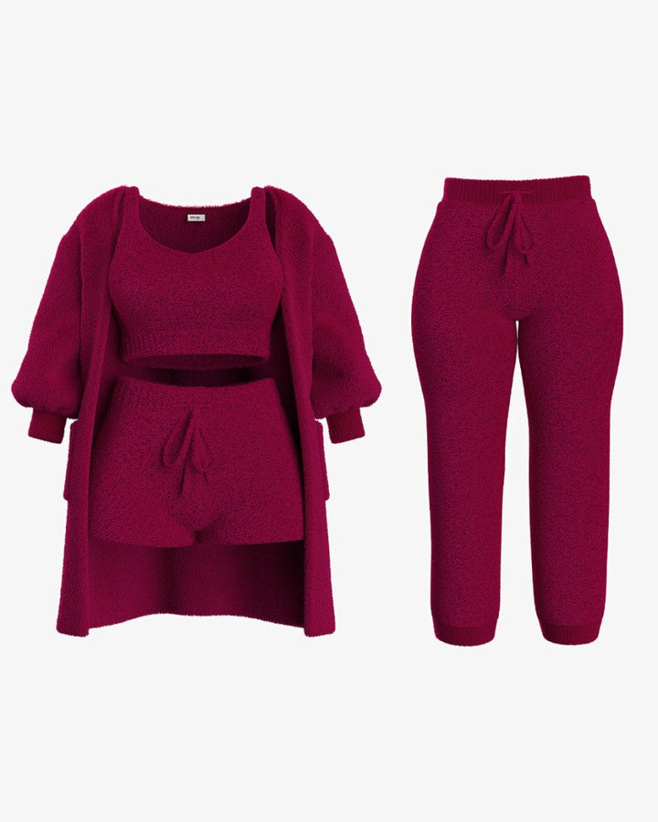 Kaysynlee | Comfortable Knitted Pajama Set