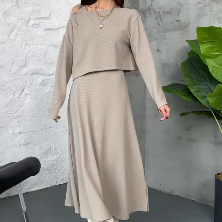 Jynalora | Elegant Two-Piece Knitted Set